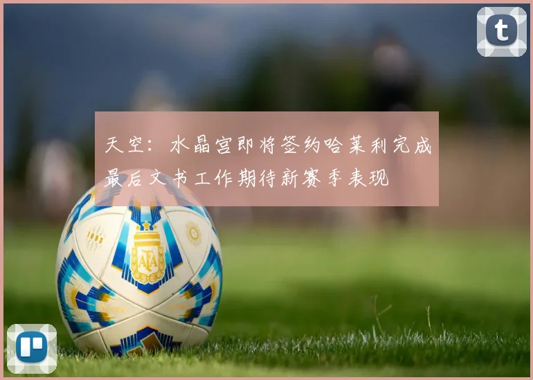 天空：水晶宫即将签约哈莱利完成最后文书工作期待新赛季表现